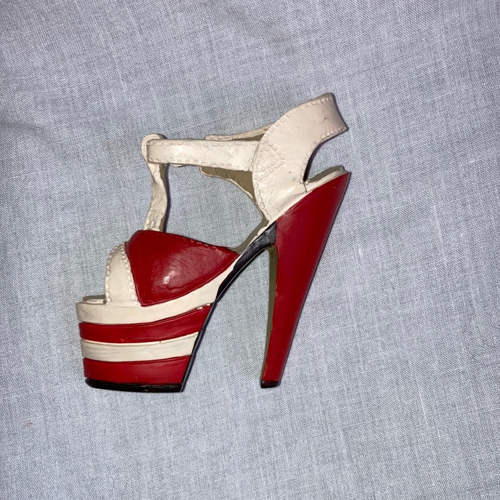 collectible miniature platform shoe